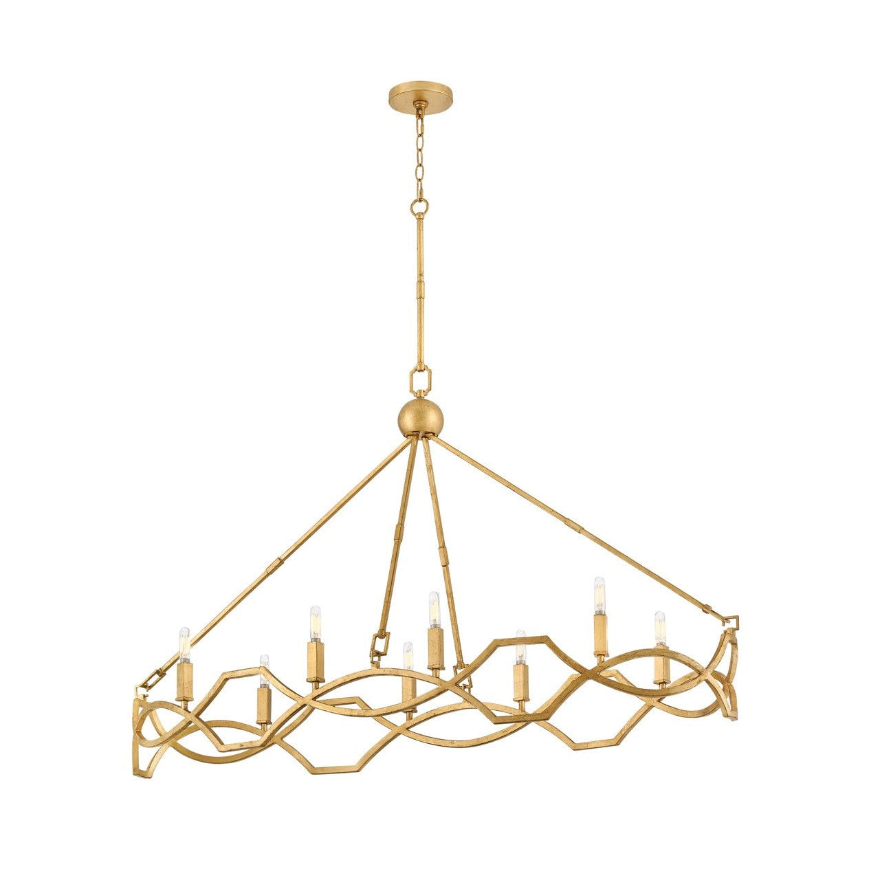 Hinkley - 45785DA - LED Linear Pendant - Leona - Distressed Brass