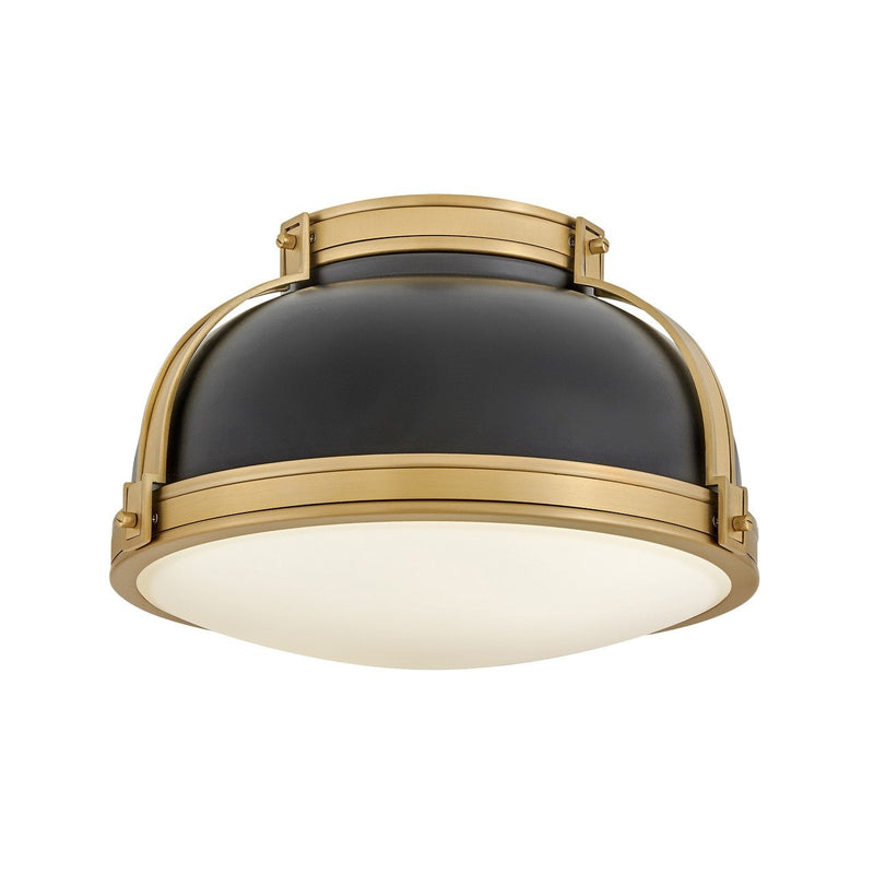 Hinkley - 46351BK-LCB - LED Flush Mount - Barton - Black