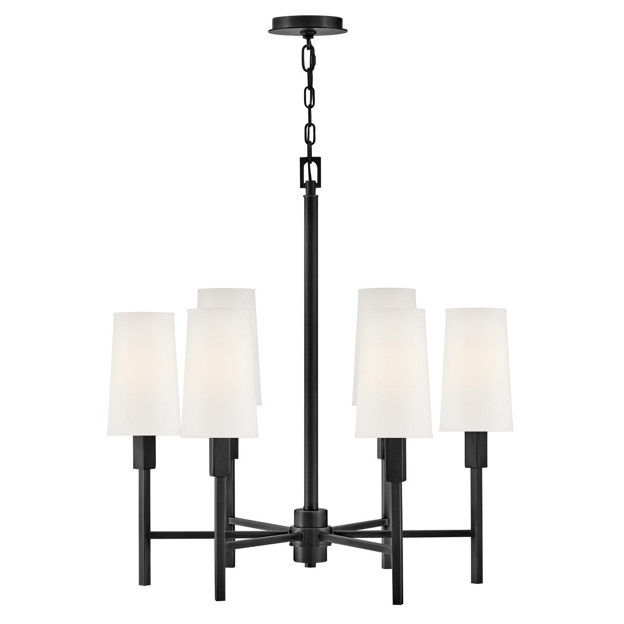 Hinkley - 46455BK - LED Chandelier - Fenwick - Black