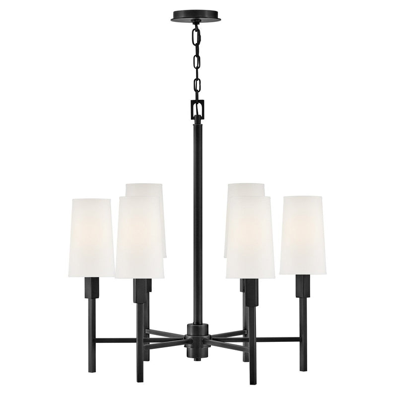 Hinkley - 46455BK - LED Chandelier - Fenwick - Black