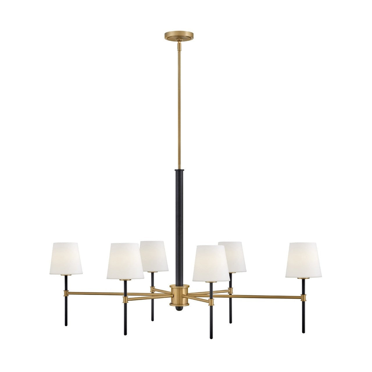 Hinkley - 46955BK-LCB - LED Linear Pendant - Saunders - Black