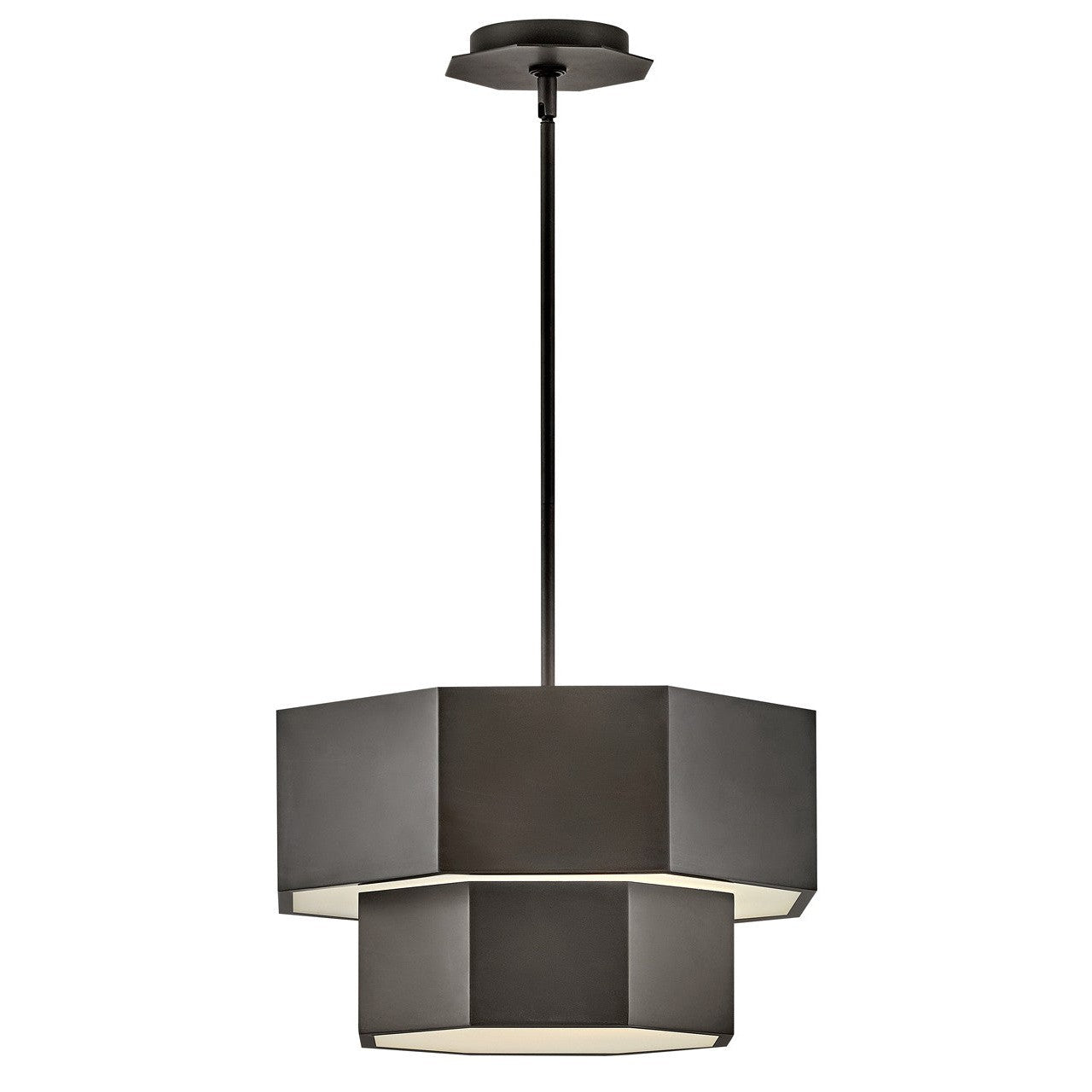 Hinkley - 46991BX - LED Convertible Flush Mount - Facet - Black Oxide