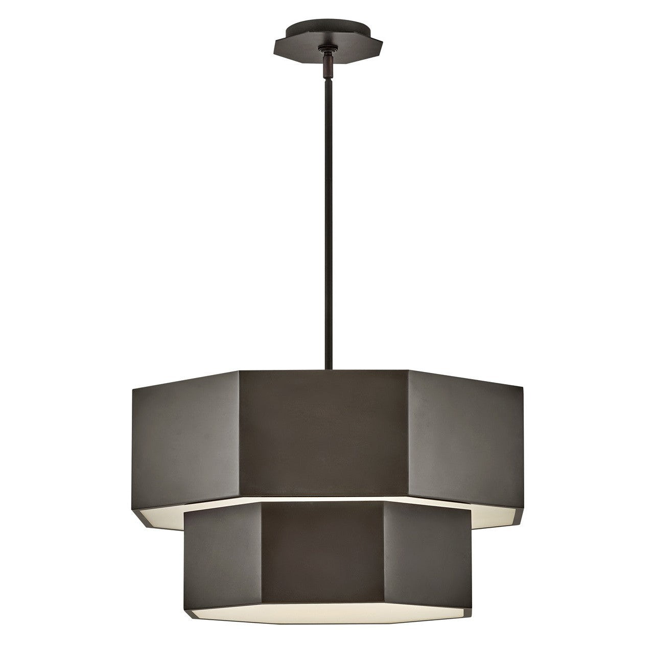 Hinkley - 46994BX - LED Convertible Chandelier - Facet - Black Oxide