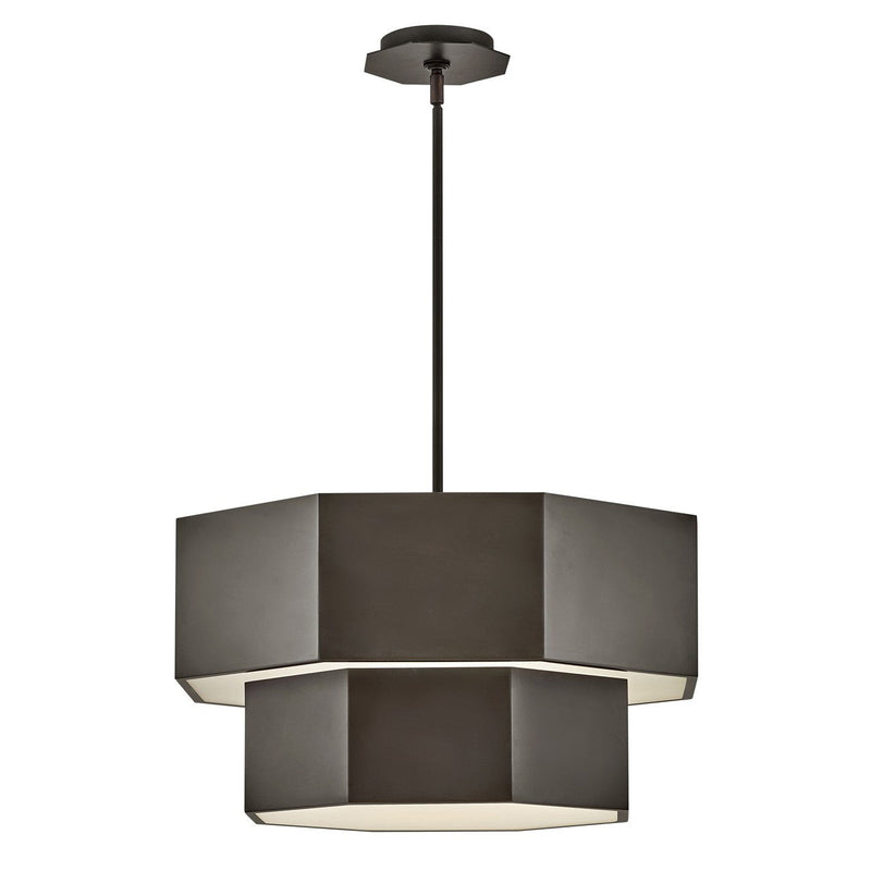 Hinkley - 46994BX - LED Chandelier - Facet - Black Oxide