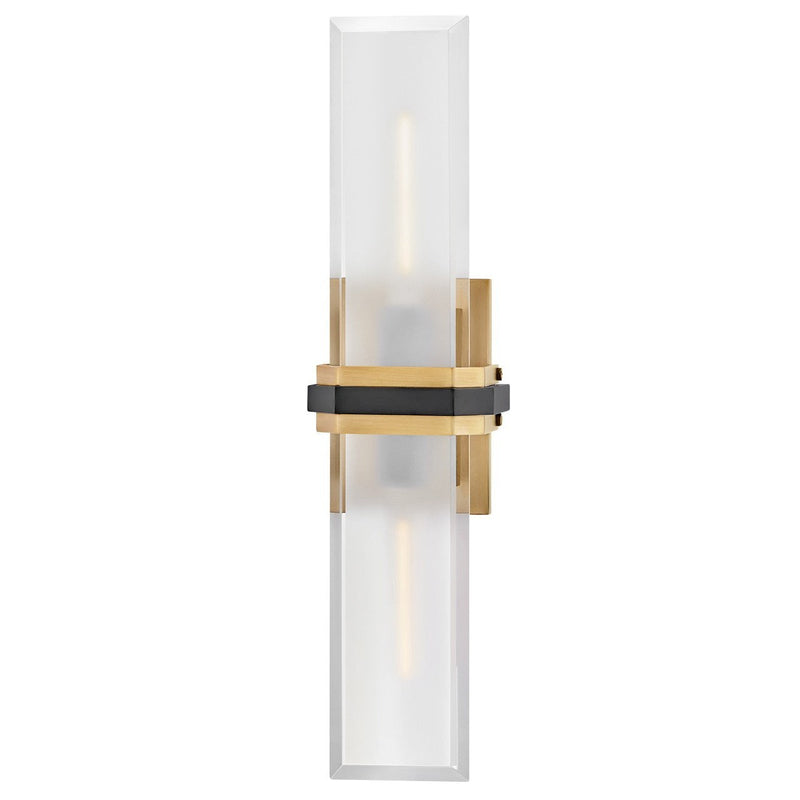 Hinkley - 50942HB-BK - LED Wall Sconce - Kipton - Heritage Brass