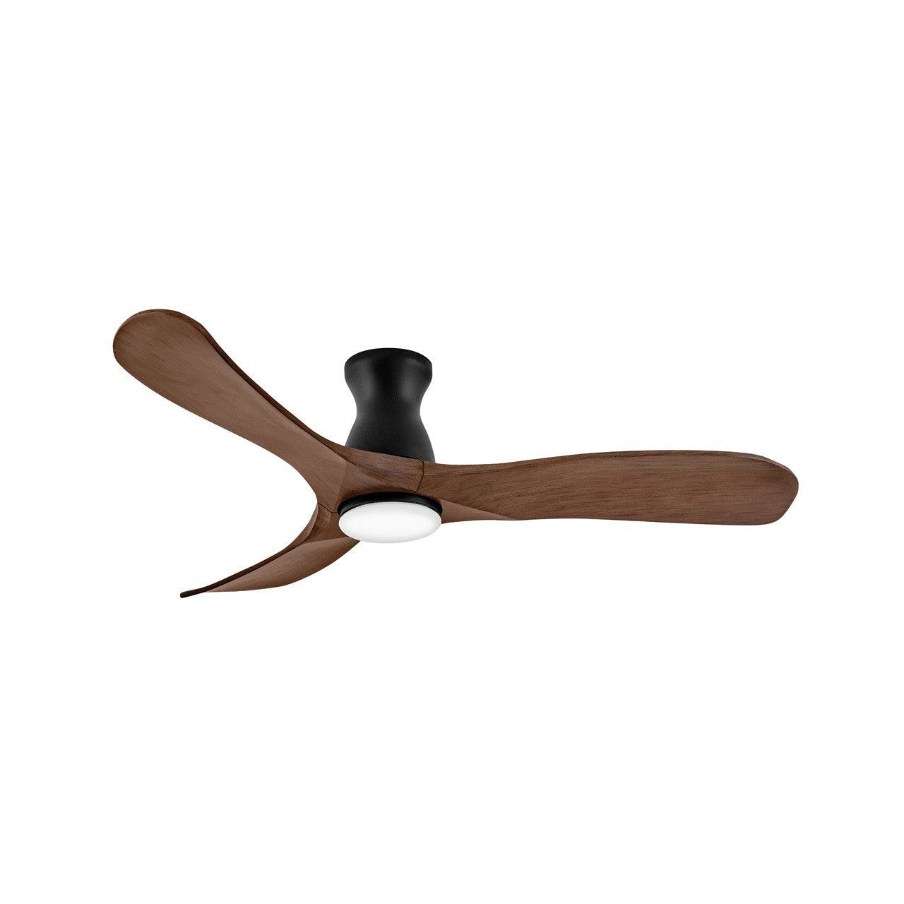Hinkley - 903456FWB-LDD - 56" LED Smart Fan - Swell Flush Illuminated - Matte Black