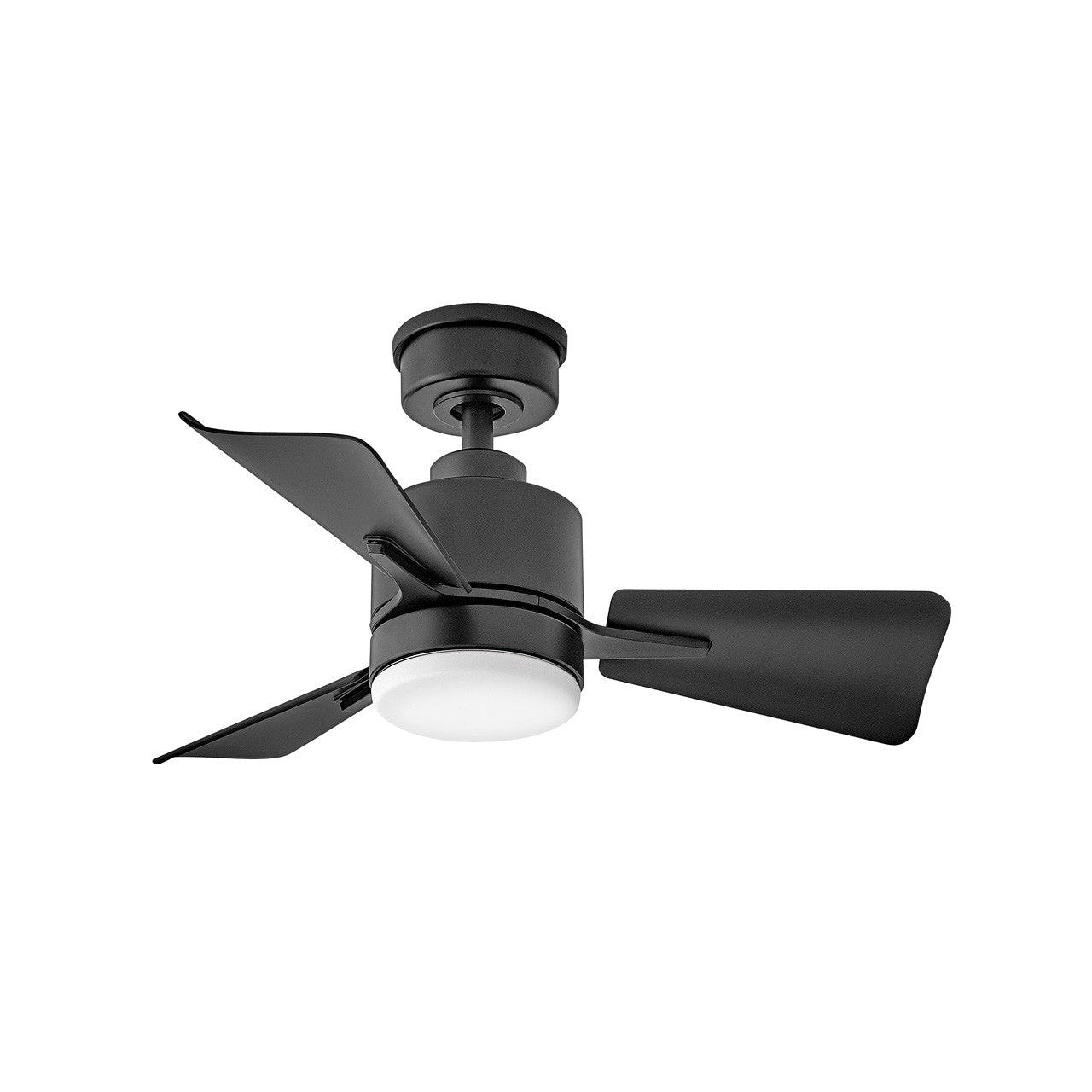 Hinkley - 906030FMB-LDA - 30" LED Fan - Atom - Matte Black