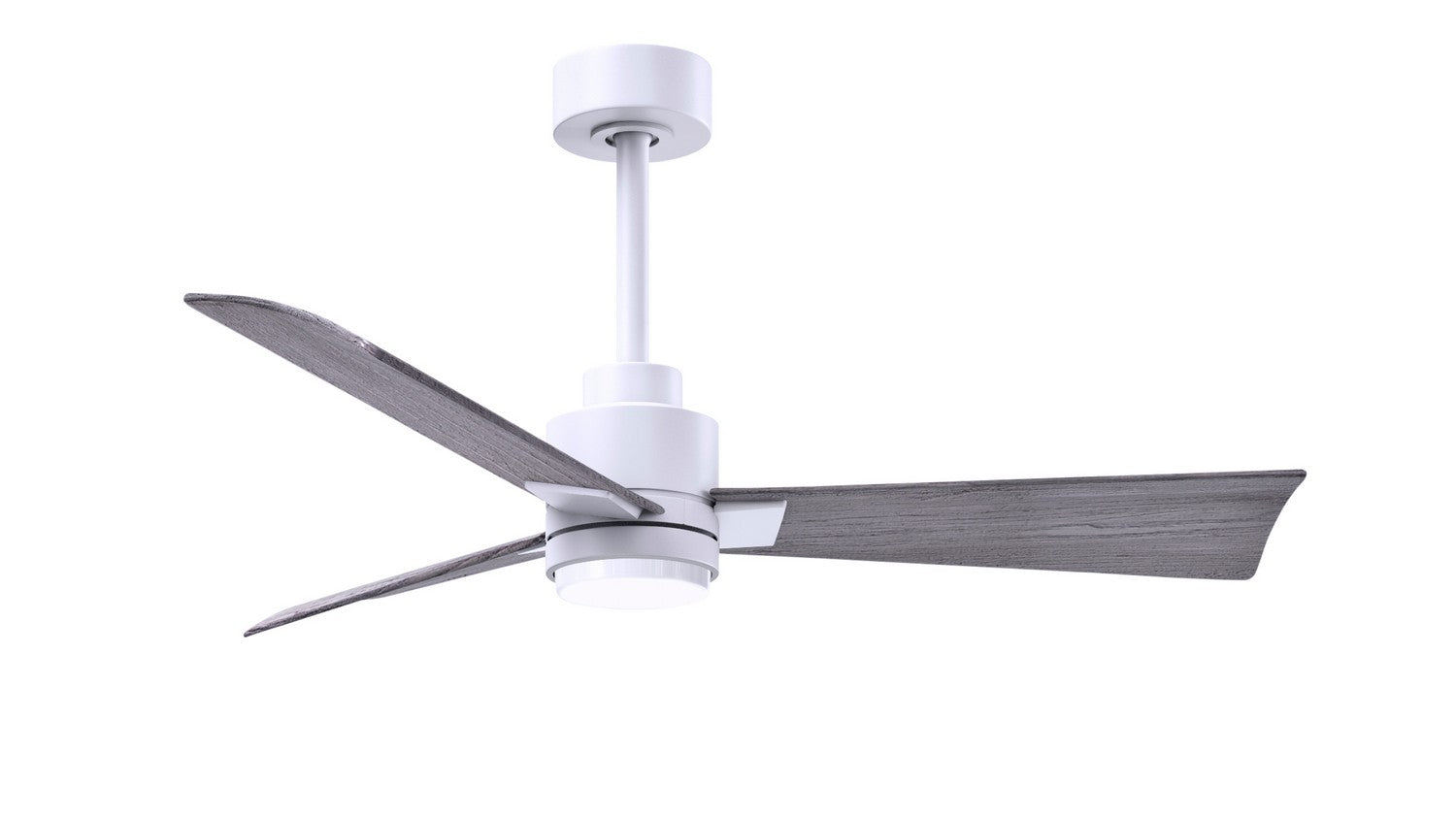 Matthews Fan Company - AKLK-MWH-BW-42 - 42"Ceiling Fan - Alessandra - LK - Matte White