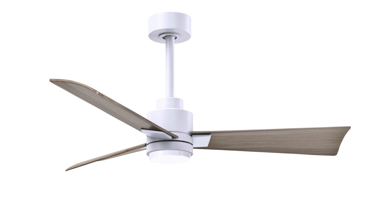 Matthews Fan Company - AKLK-MWH-GA-42 - 42"Ceiling Fan - Alessandra - LK - Matte White