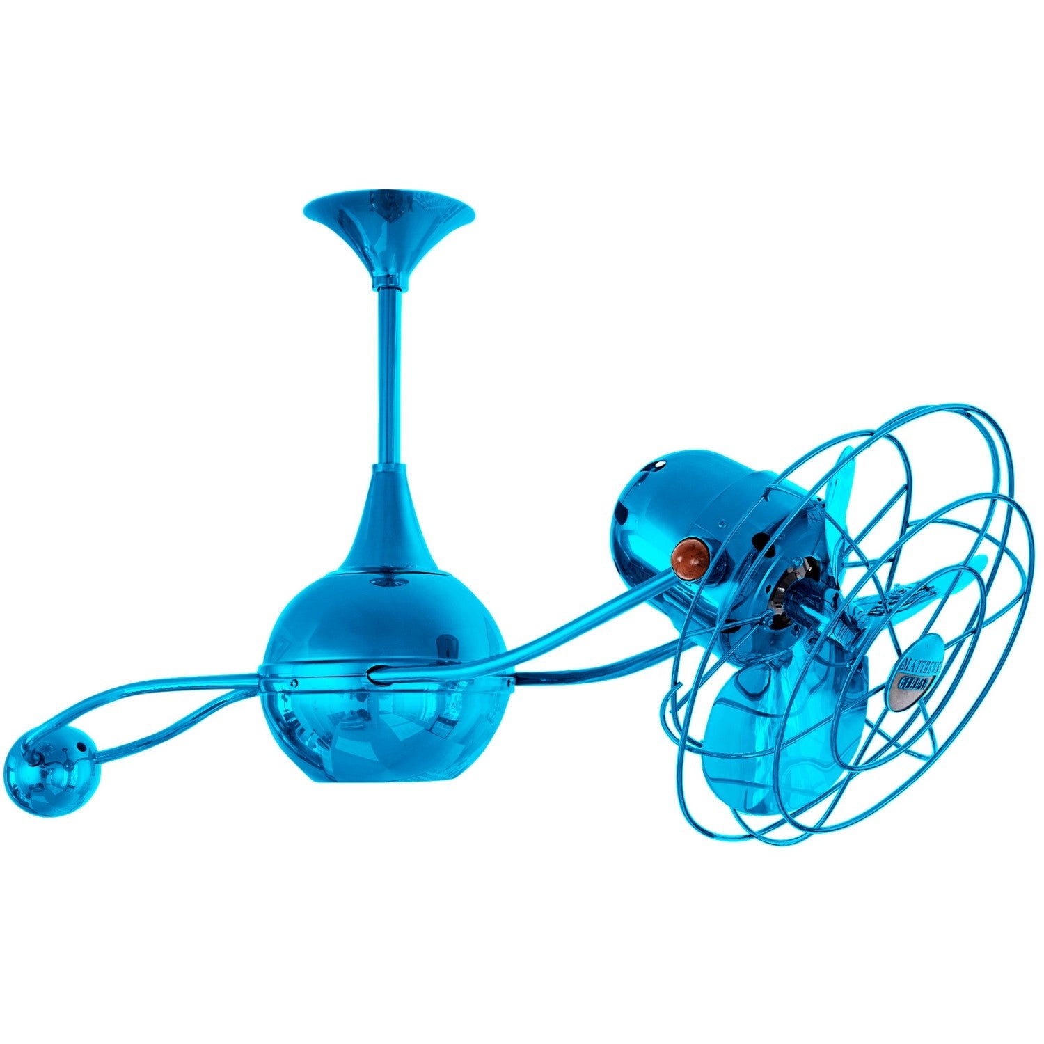 Matthews Fan Company - B2K-LTBLUE-MTL - 40"Ceiling Fan - Brisa 2000 - Light Blue