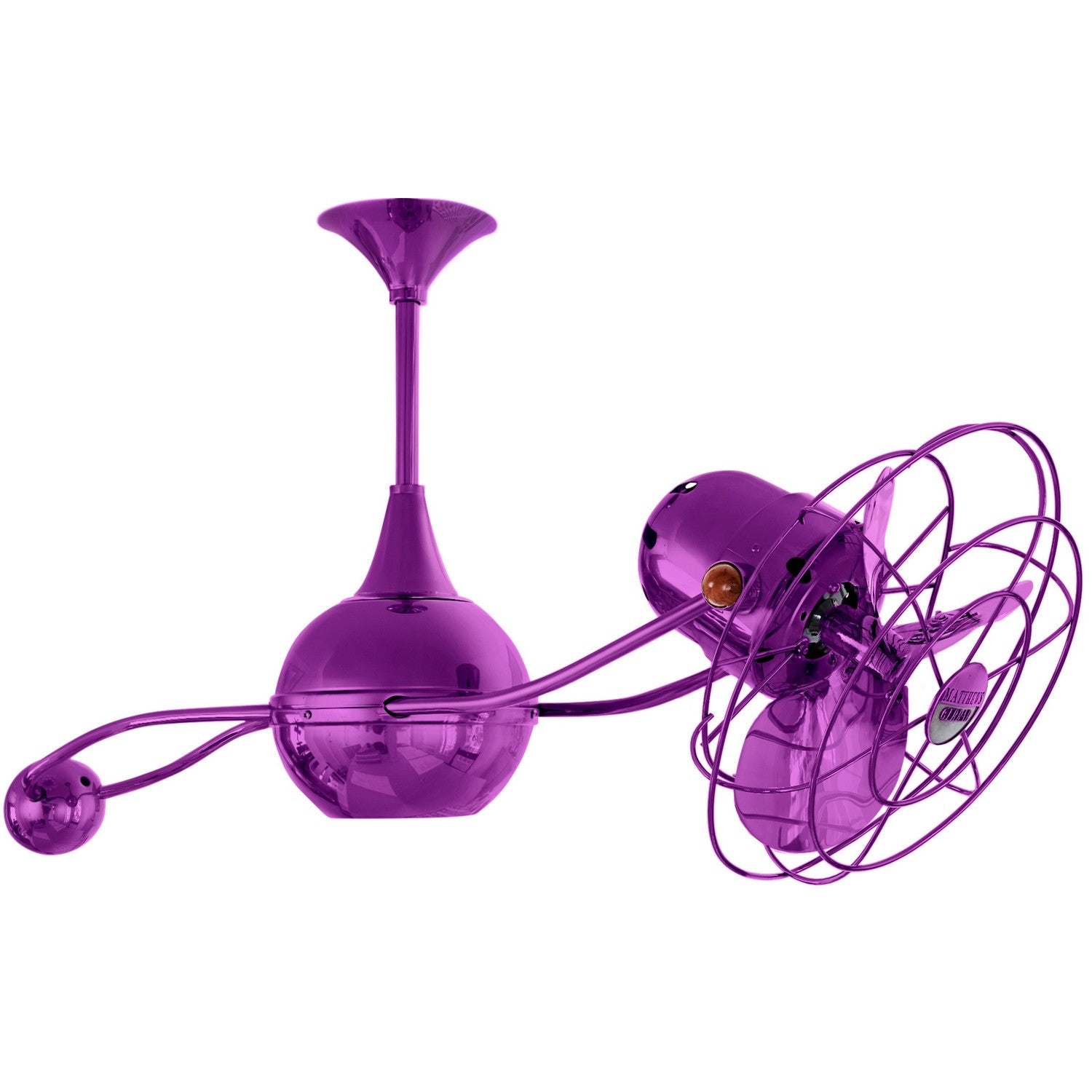 Matthews Fan Company - B2K-LTPURPLE-MTL - 40"Ceiling Fan - Brisa 2000 - Light Purple