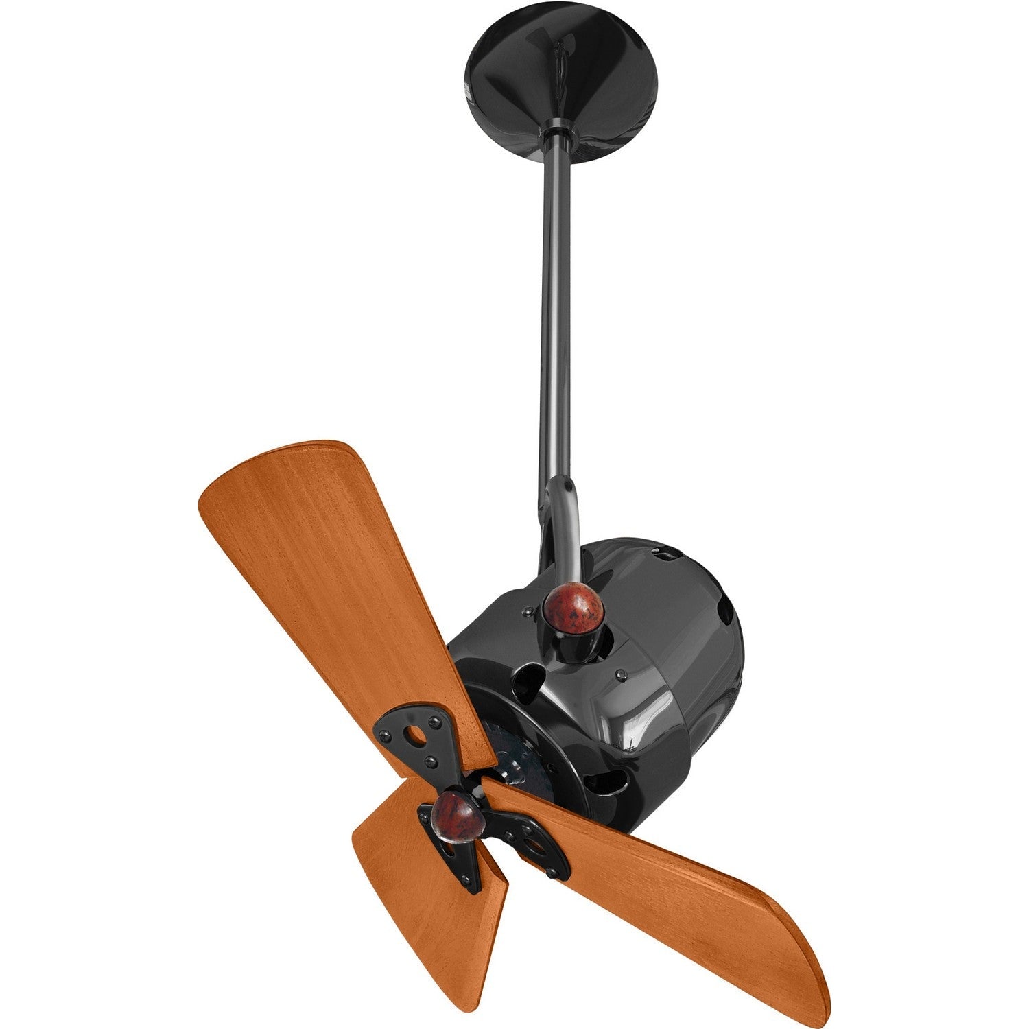 Matthews Fan Company - BD-BKN-WD - 16"Ceiling Fan - Bianca Direcional - Black Nickel