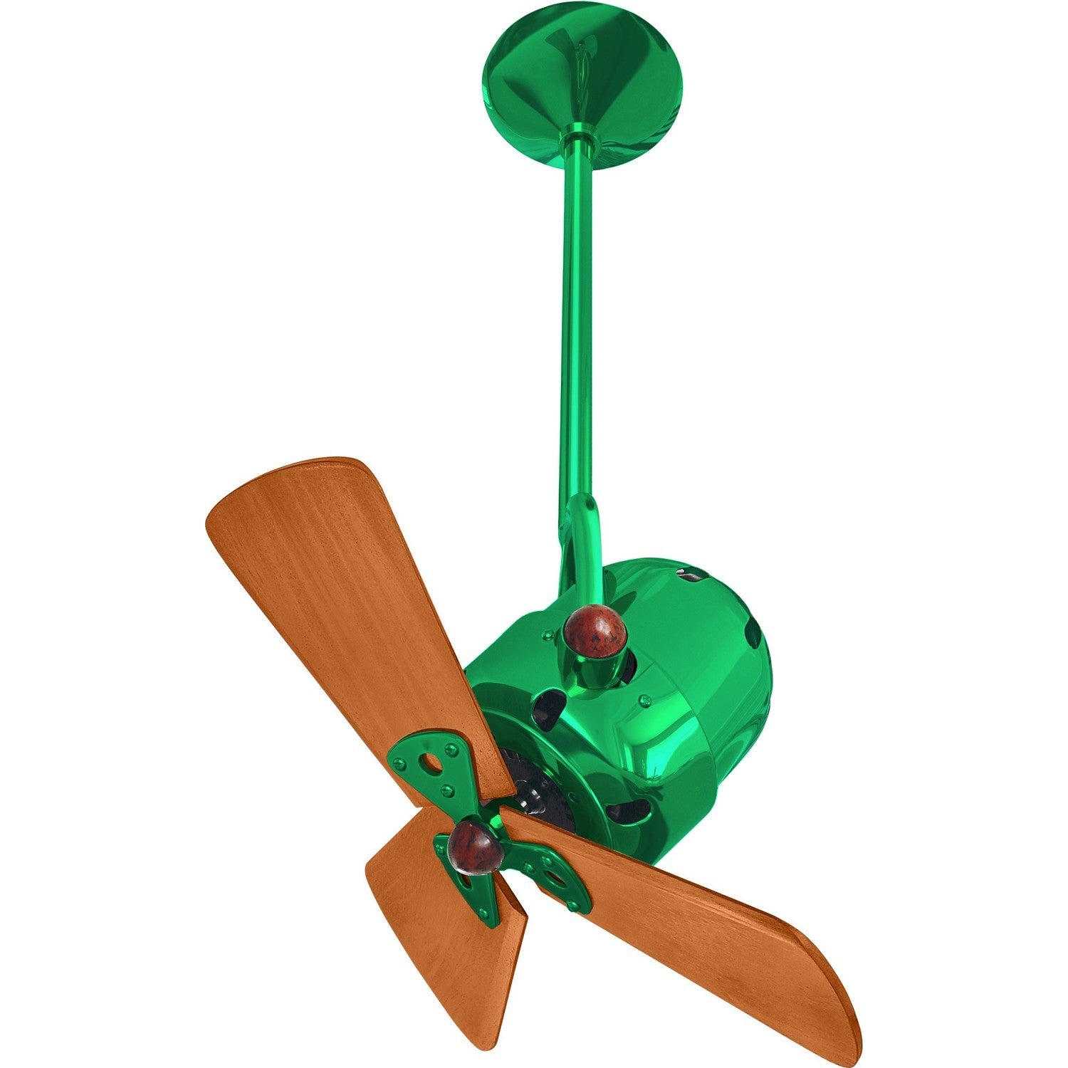 Matthews Fan Company - BD-GREEN-WD - 16"Ceiling Fan - Bianca Direcional - Esmerelda