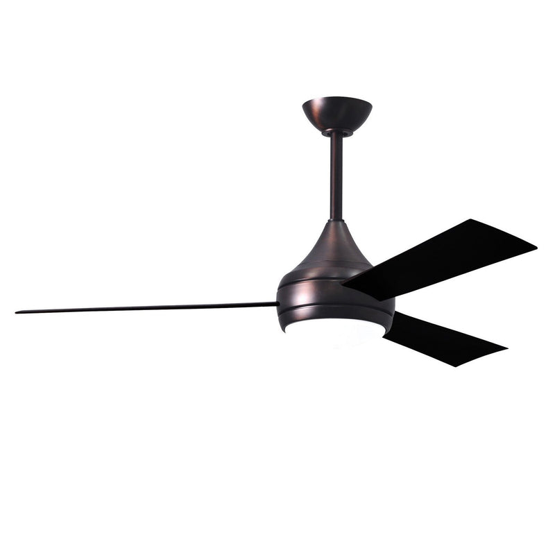Matthews Fan Company - DA-BB-BK - 52"Ceiling Fan - Donaire - Brushed Bronze