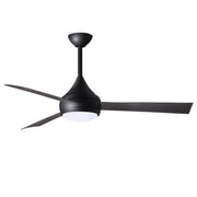 Matthews Fan Company - DA-BK-BB - 52"Ceiling Fan - Donaire - Matte Black
