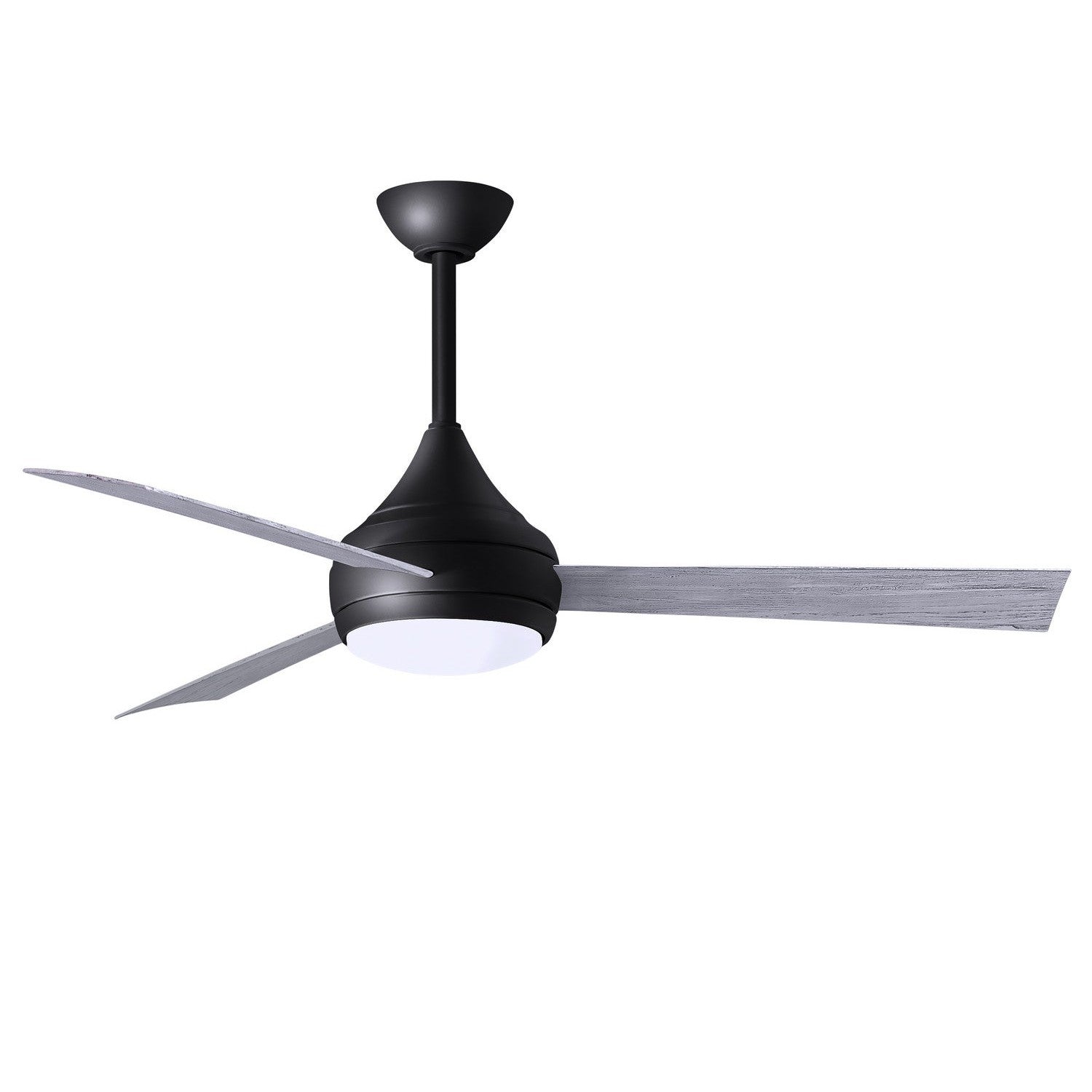 Matthews Fan Company - DA-BK-BW - 52"Ceiling Fan - Donaire - Matte Black