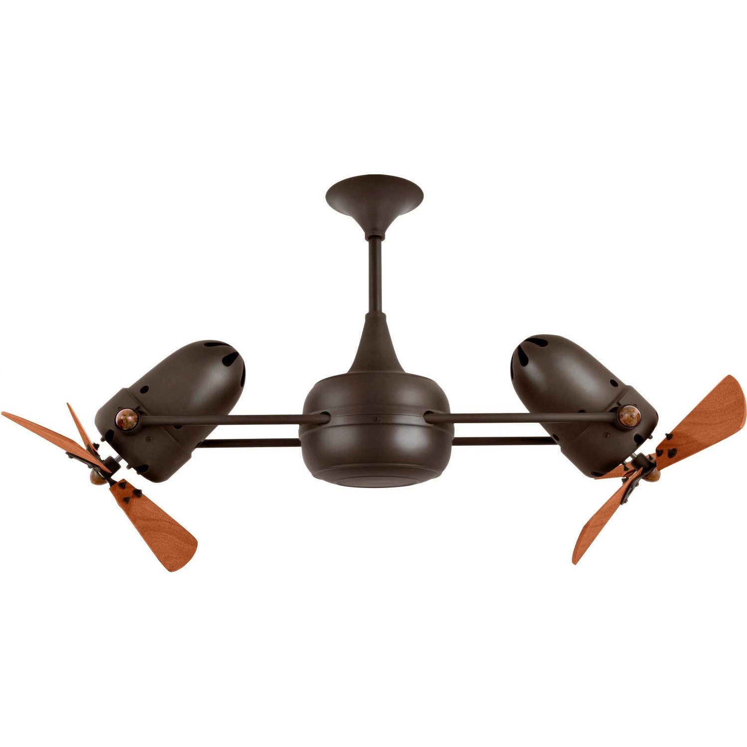 Matthews Fan Company - DD-BZZT-WD - 36"Ceiling Fan - Duplo-Dinamico - Bronzette