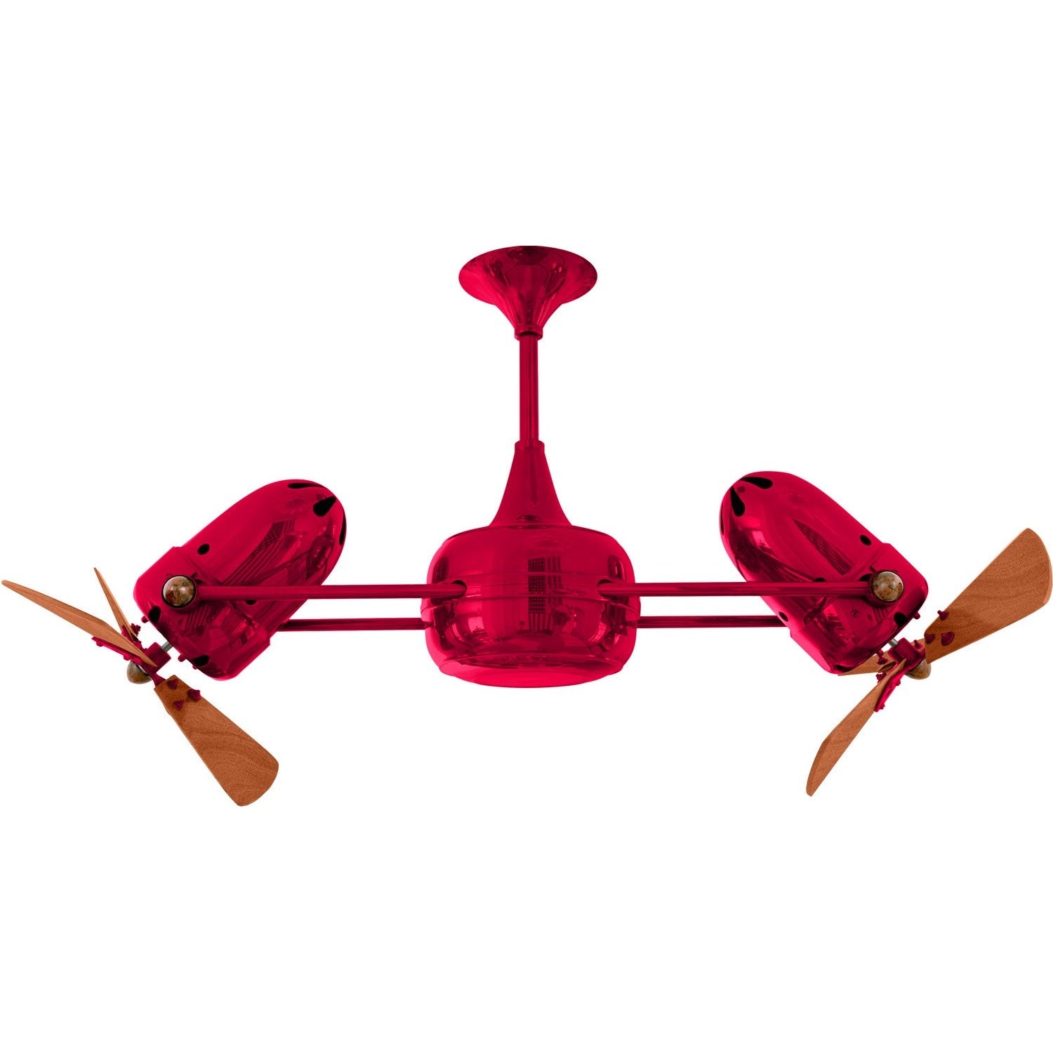 Matthews Fan Company - DD-RED-WD - 36"Ceiling Fan - Duplo-Dinamico - Red