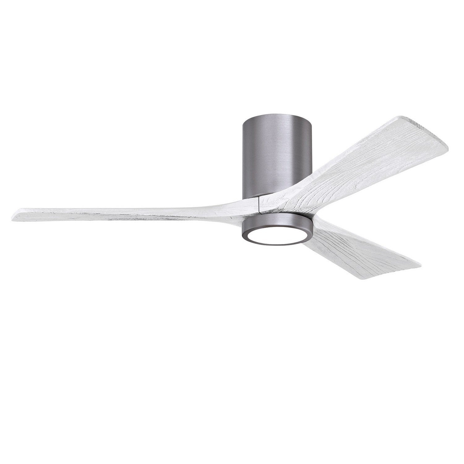 Matthews Fan Company - IR3HLK-BP-MWH-52 - 52"Ceiling Fan - Irene-3HLK - Brushed Pewter