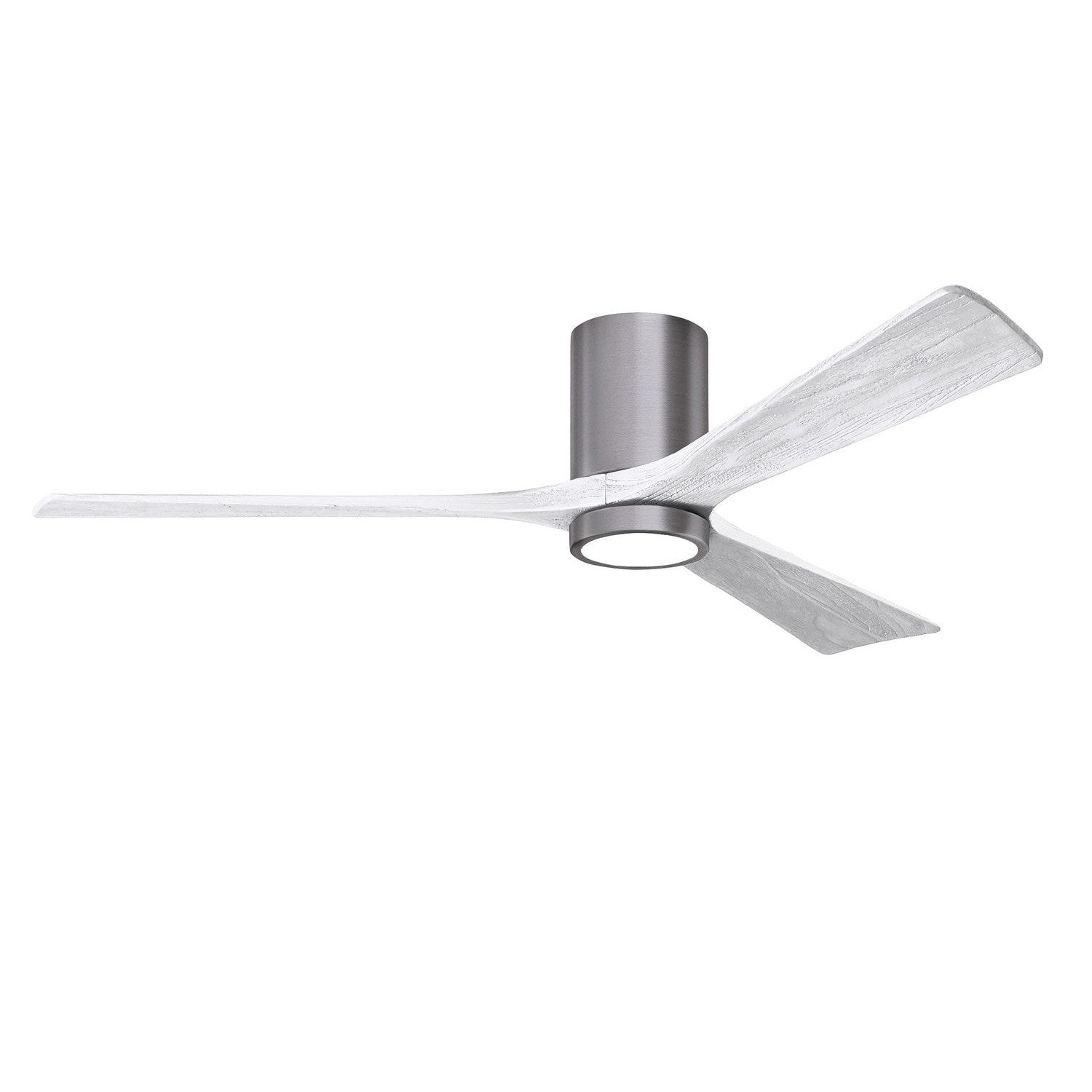 Matthews Fan Company - IR3HLK-BP-MWH-60 - 60"Ceiling Fan - Irene-3HLK - Brushed Pewter