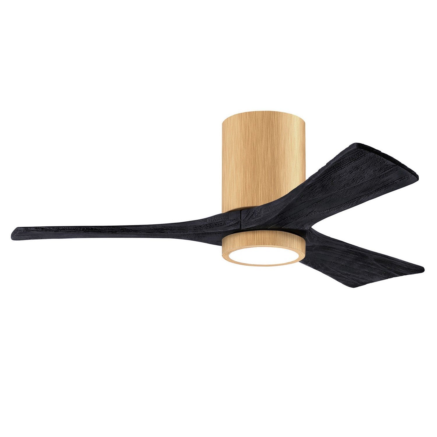 Matthews Fan Company - IR3HLK-LM-BK-42 - 42"Ceiling Fan - Irene-3HLK - Light Maple