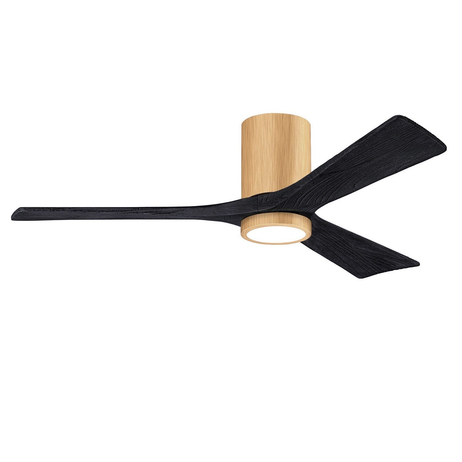Matthews Fan Company - IR3HLK-LM-BK-52 - 52"Ceiling Fan - Irene-3HLK - Light Maple
