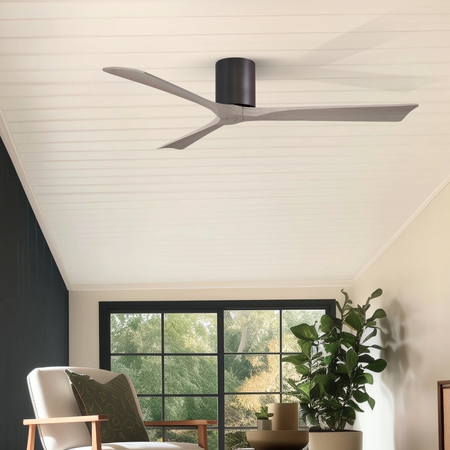 Matthews Fan Company - IR3H-TB-GA-60 - 60"Ceiling Fan - Irene-3H - Textured Bronze