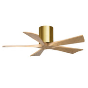 Matthews Fan Company - IR5H-BRBR-LM-42 - 42"Ceiling Fan - Irene-5H - Brushed Brass