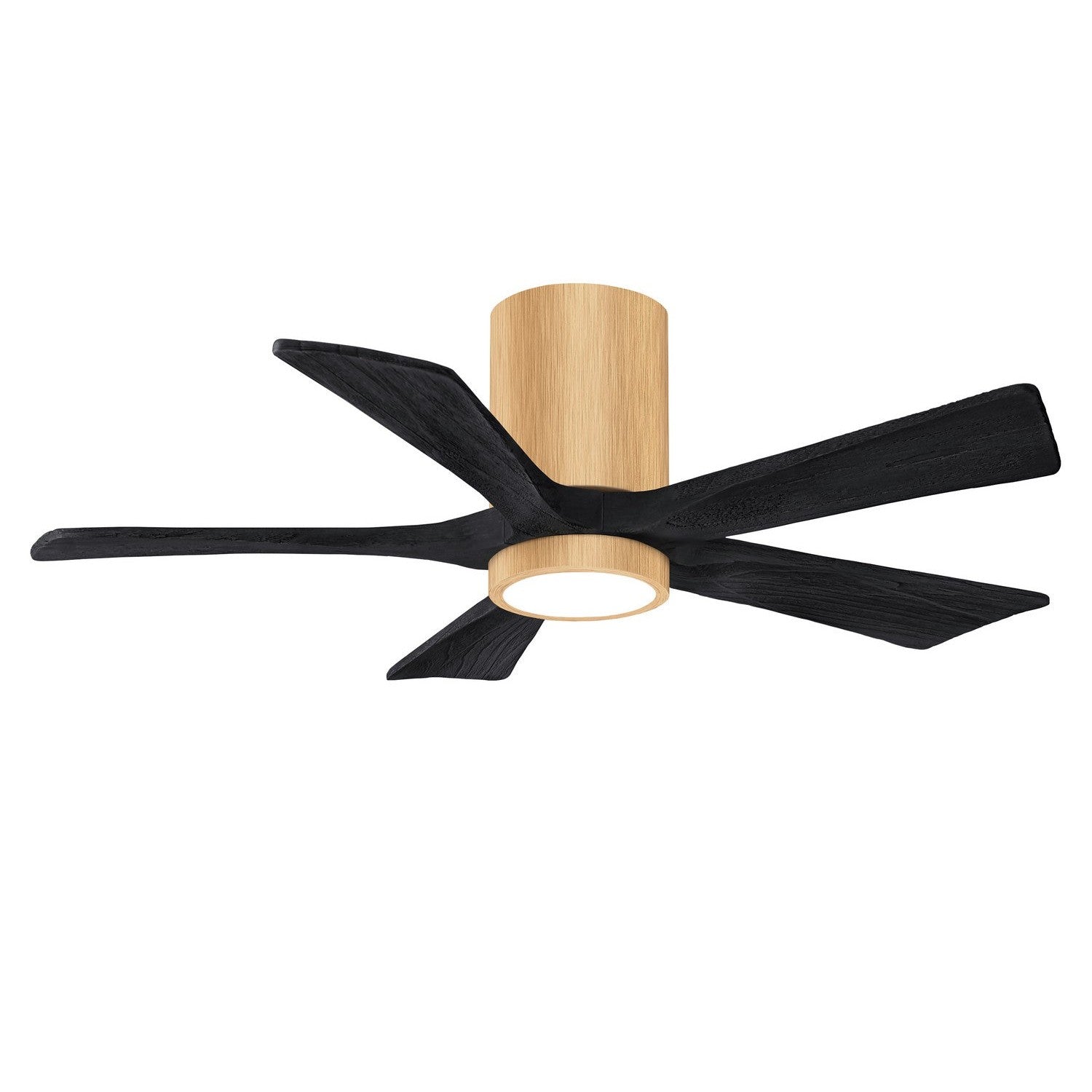Matthews Fan Company - IR5HLK-LM-BK-42 - 42"Ceiling Fan - Irene-5HLK - Light Maple