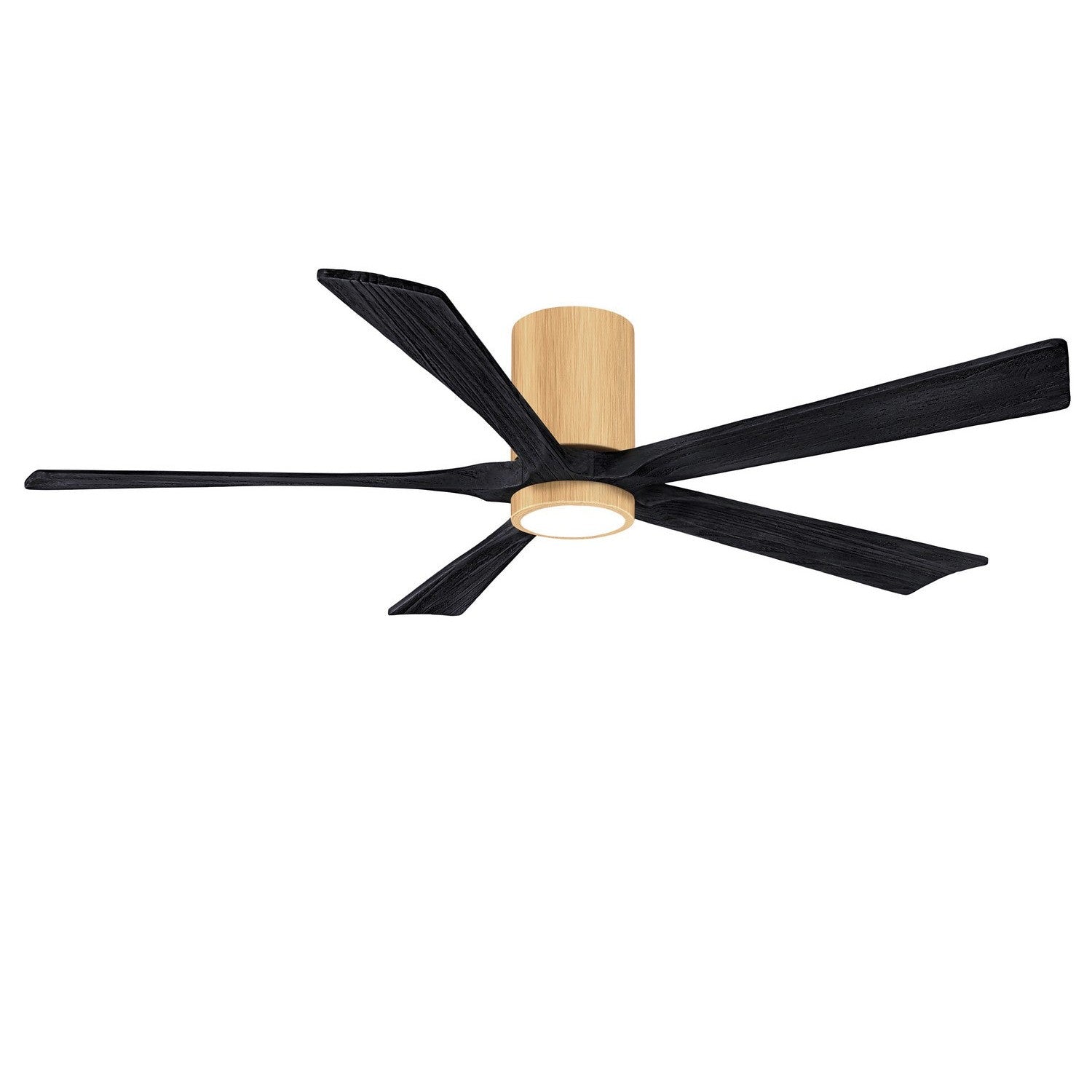Matthews Fan Company - IR5HLK-LM-BK-60 - 60"Ceiling Fan - Irene-5HLK - Light Maple