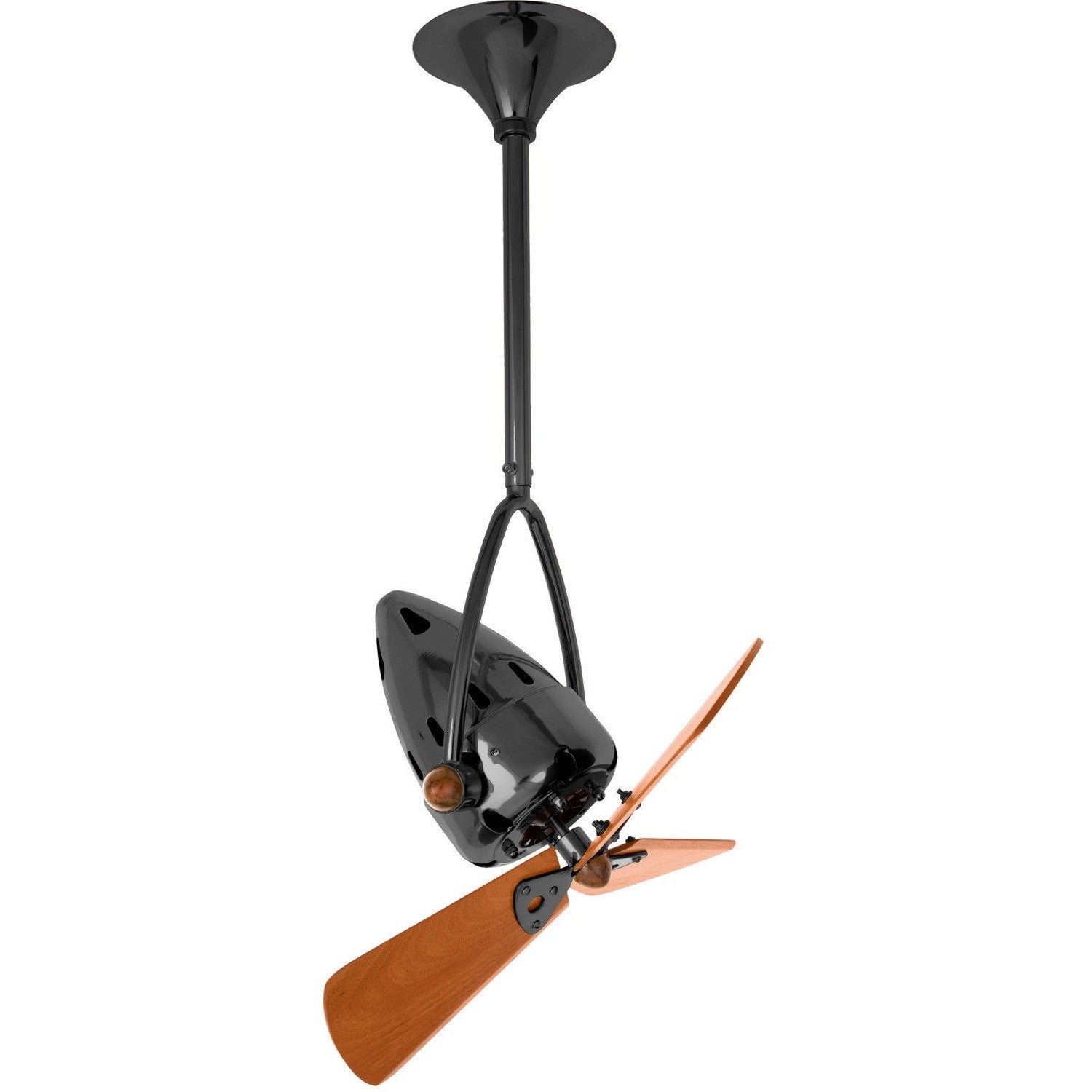 Matthews Fan Company - JD-BKN-WD - 16"Ceiling Fan - Jarold Direcional - Black Nickel