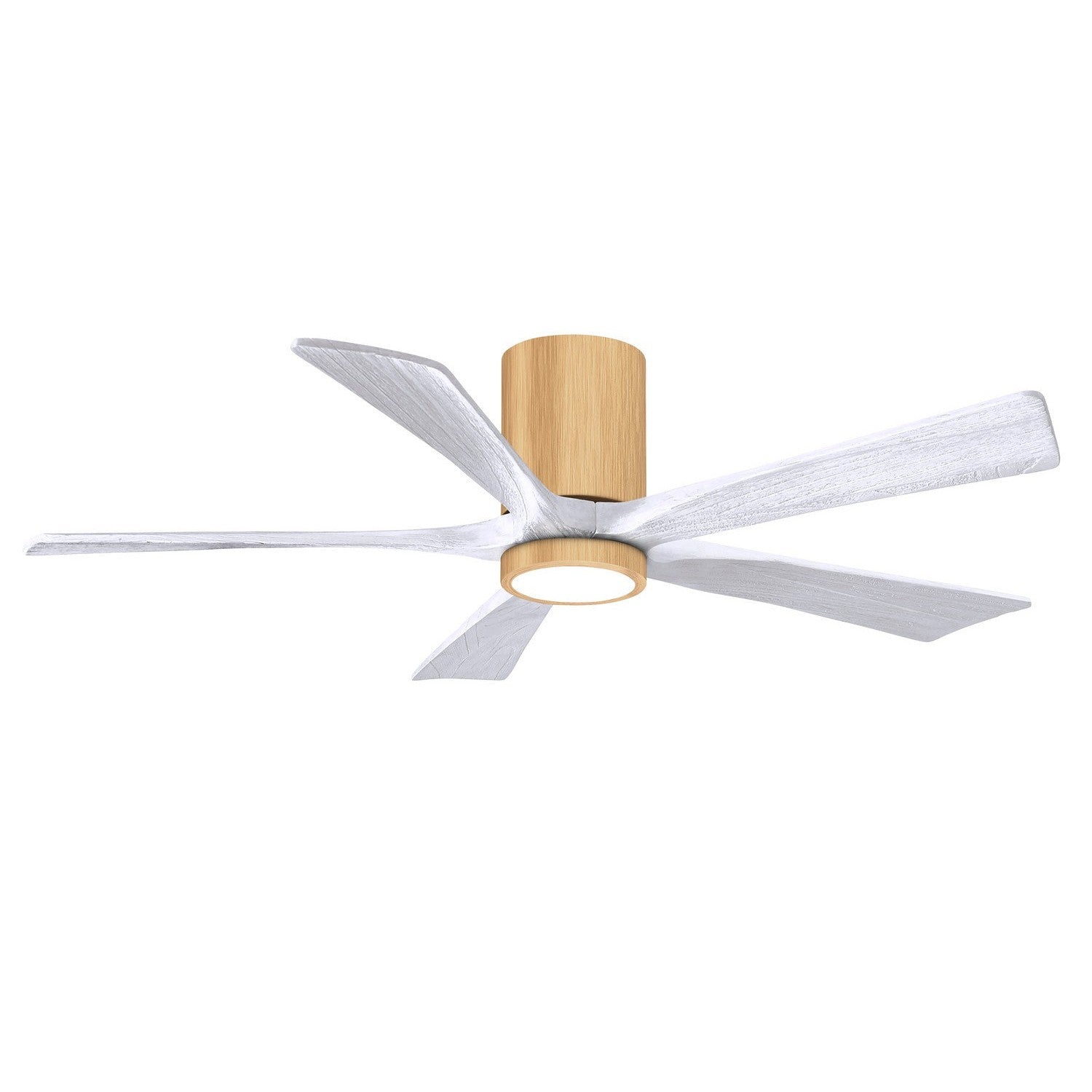 Matthews Fan Company - IR5HLK-LM-MWH-52 - 52"Ceiling Fan - Irene-5HLK - Light Maple