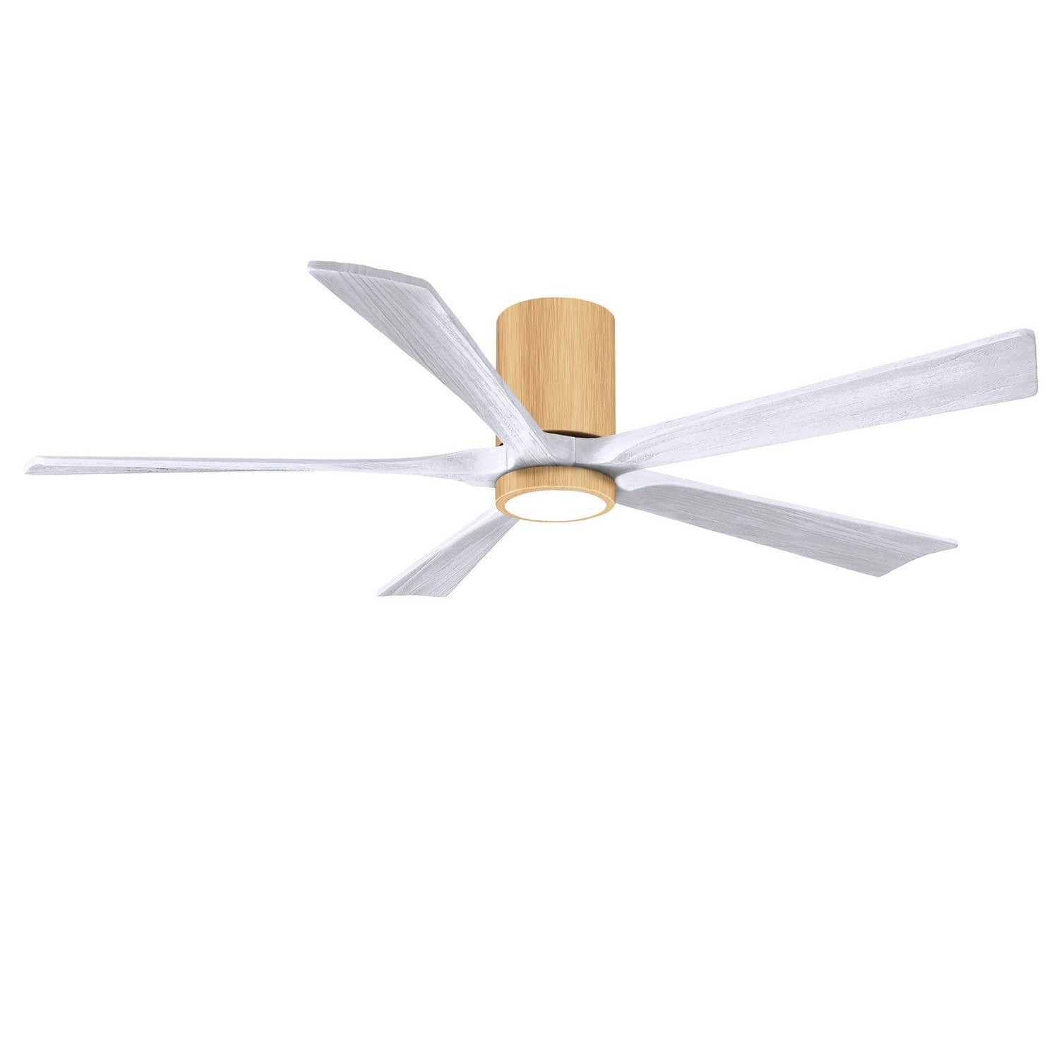 Matthews Fan Company - IR5HLK-LM-MWH-60 - 60"Ceiling Fan - Irene-5HLK - Light Maple
