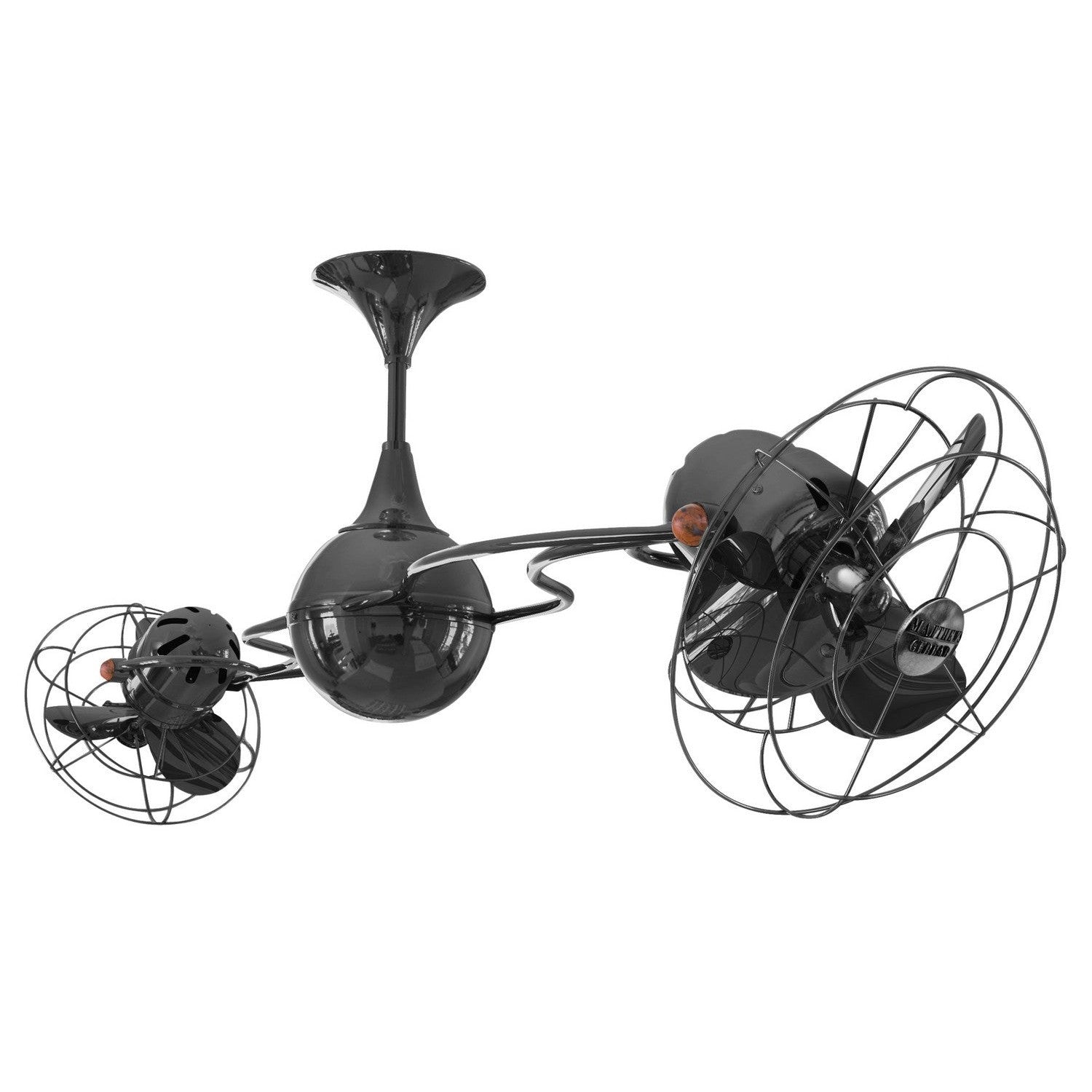 Matthews Fan Company - IV-BKN-MTL - 53"Ceiling Fan - Italo Ventania - Black Nickel