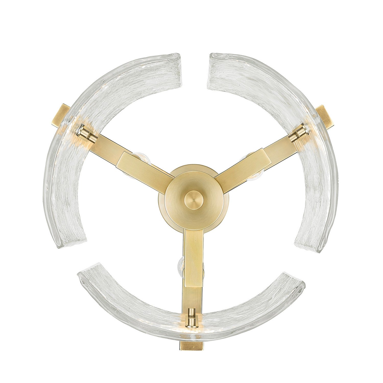 Golden - 3164-3P BCB-HWG - Three Light Pendant - Aenon - Brushed Champagne Bronze