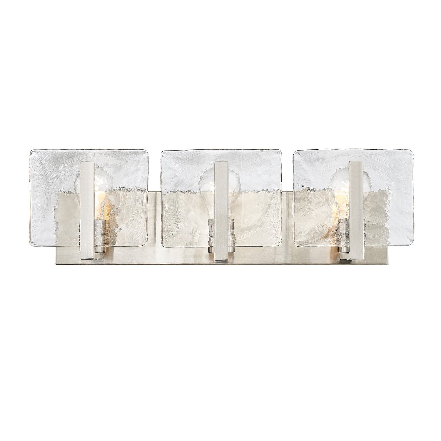 Golden - 3164-BA3 PW-HWG - Three Light Bath Vanity - Aenon - Pewter