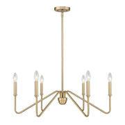 Golden - 3690-6 BCB - Six Light Chandelier - Kennedy - Brushed Champagne Bronze