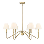 Golden - 3690-6 BCB-IL - Six Light Chandelier - Kennedy - Brushed Champagne Bronze