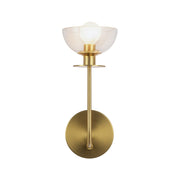 Alora - WV515205BGCL - One Light Wall Vanity - Sylvia - Brushed Gold/Clear Glass