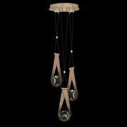 Fine Art Handcrafted Lighting - 100005-3-222 - LED Pendant - Aria - Bronze