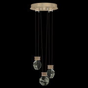 Fine Art Handcrafted Lighting - 100005-3-444 - LED Pendant - Aria - Bronze