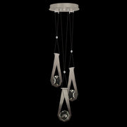 Fine Art Handcrafted Lighting - 100005-4-222 - LED Pendant - Aria - Silver