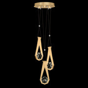 Fine Art Handcrafted Lighting - 100005-5-222 - LED Pendant - Aria - Gold