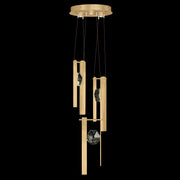 Fine Art Handcrafted Lighting - 100005-5-333 - LED Pendant - Aria - Gold
