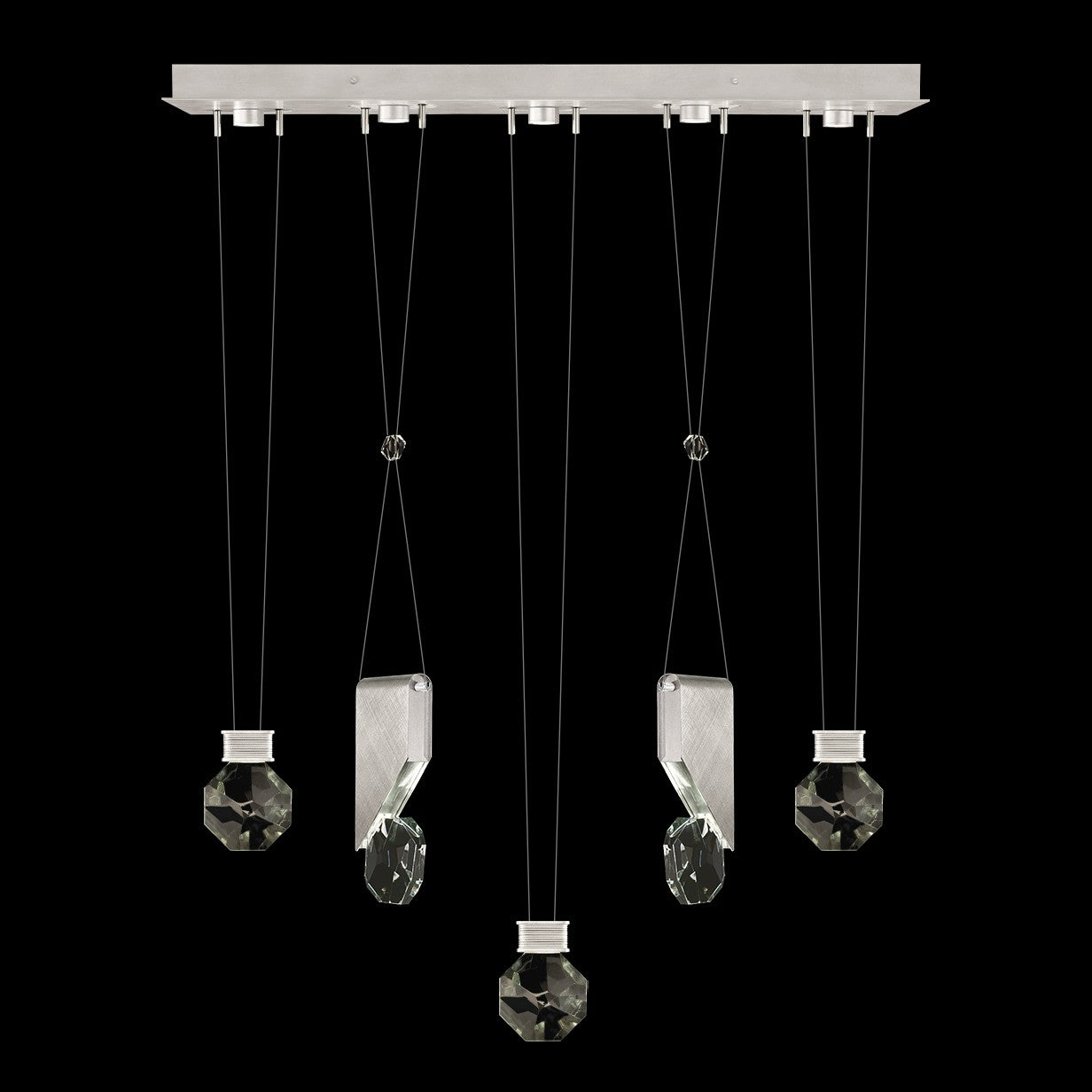 Fine Art - 100006-1-11444 - LED Linear Pendant - Aria - Silver