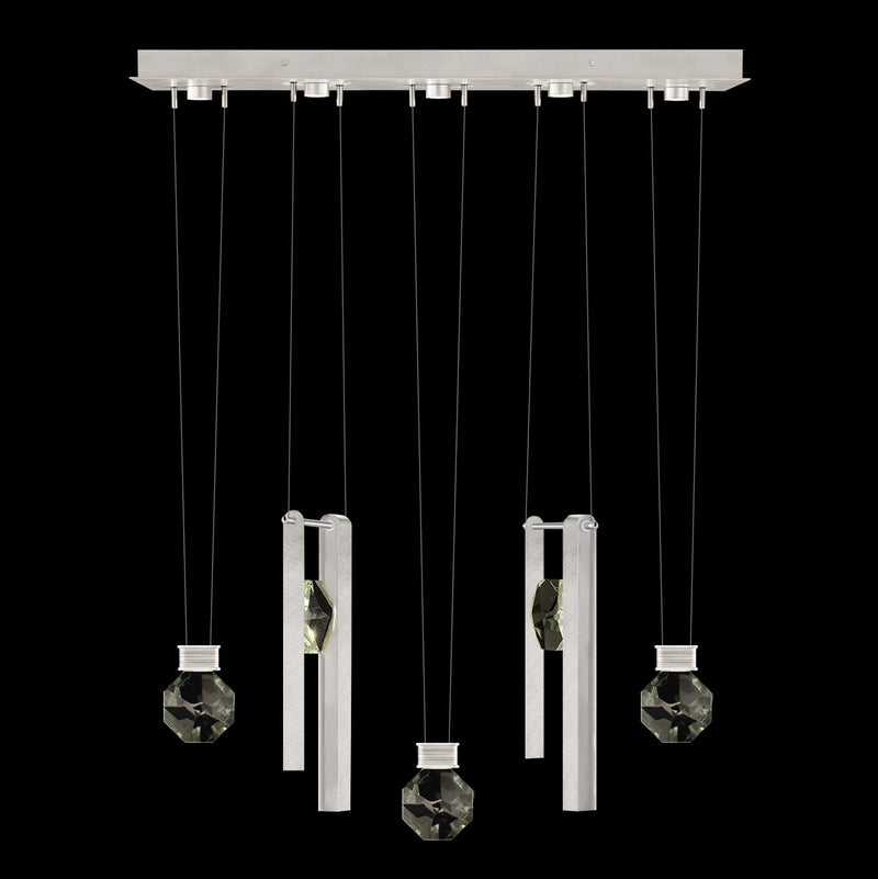 Fine Art Handcrafted Lighting - 100006-1-33444 - LED Linear Pendant - Aria - Silver