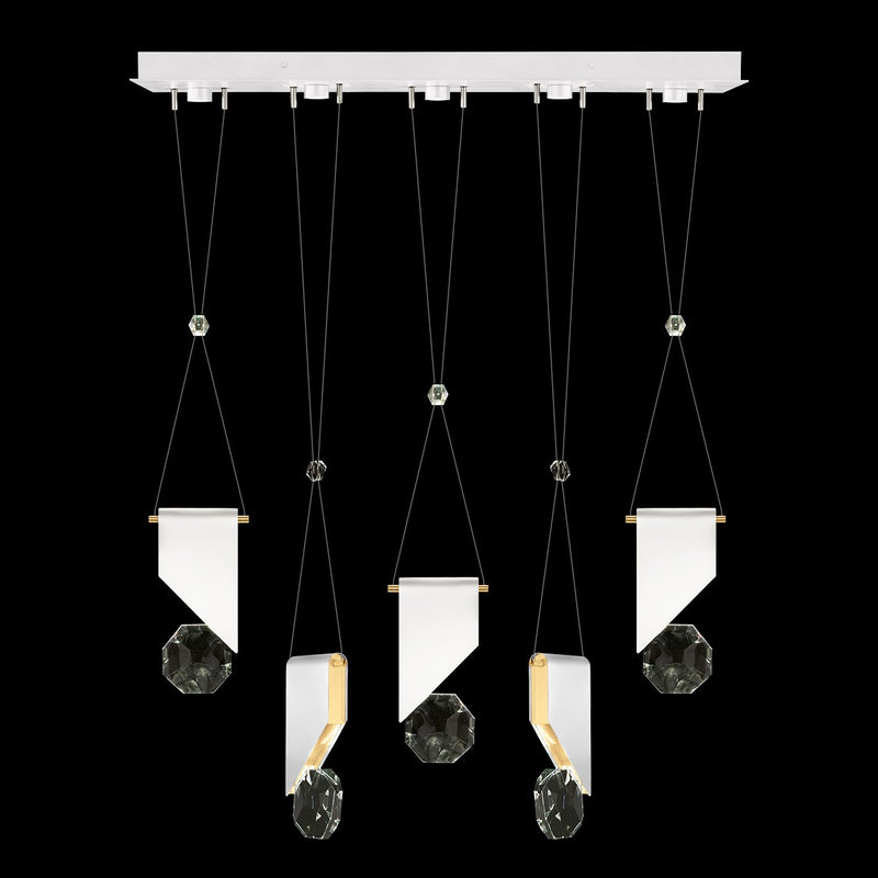Fine Art Handcrafted Lighting - 100006-2-11111 - LED Linear Pendant - Aria - White