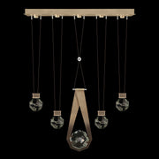 Fine Art Handcrafted Lighting - 100006-3-24444 - LED Linear Pendant - Aria - Bronze