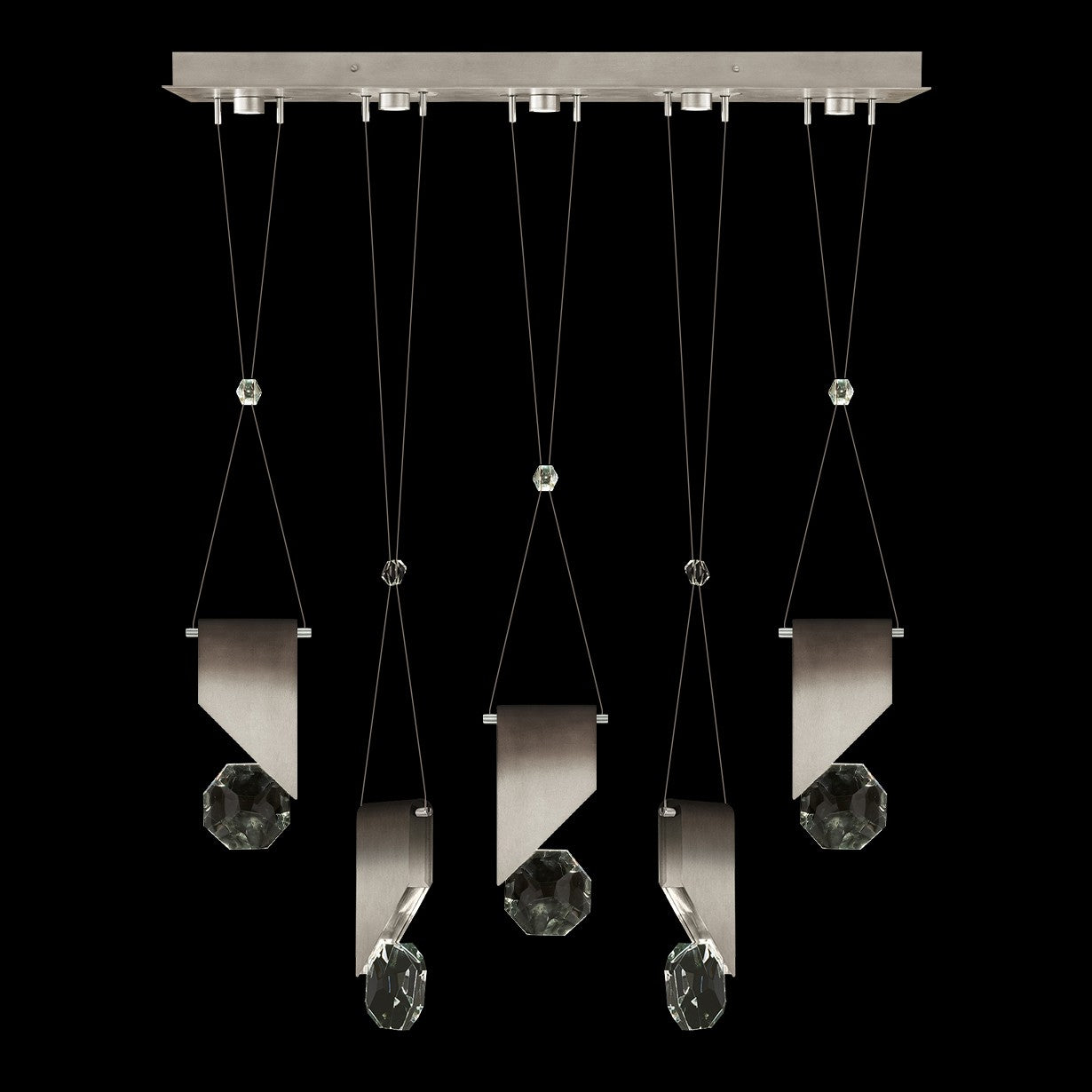 Fine Art - 100006-4-11111 - LED Linear Pendant - Aria - Silver