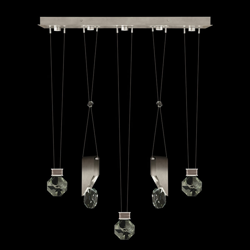 Fine Art Handcrafted Lighting - 100006-4-11444 - LED Linear Pendant - Aria - Silver